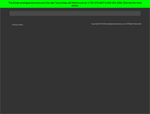 Tablet Screenshot of prestigeproductions.com